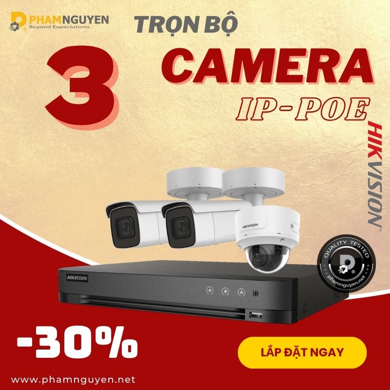 lắp đặt 3 camera