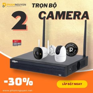 Trọn bộ 2 Camera