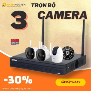 Trọn bộ 3 Camera