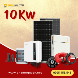 Hệ thống Hybrid hòa lưới 10Kw - Lưu Trữ 10.5Kwh | Hóa đơn điện từ 3-4Triệu