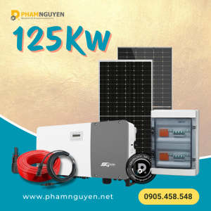 Hệ thống Hòa lưới bám tải 125Kw | Hóa đơn điện từ 45-48Triệu