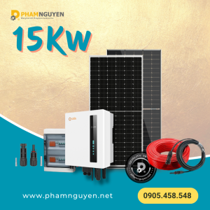 Hệ thống Hòa lưới bám tải 15Kw | Hóa đơn điện 5-7Triệu