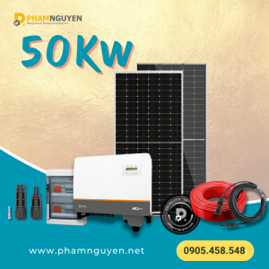 Hệ thống Hòa lưới bám tải 50Kw | Hóa đơn điện từ 18-20Triệu